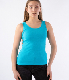 ML 075 Хлопковая майка голубой