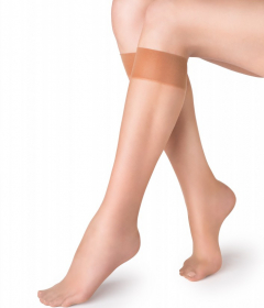 Marilyn UFKI тонкие женские гольфы бежевый