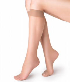 Marilyn UFKI тонкие женские гольфы коричневый загар