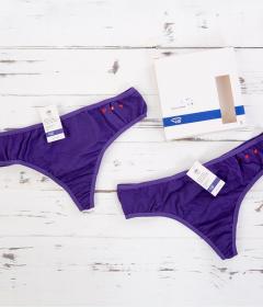 ВТЛ 011 Труси стрінги жіночі фіолетові