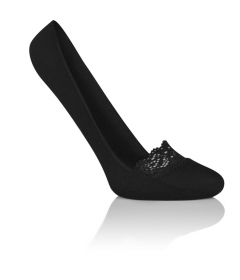 Marilyn STOPKI CS 07 Слідки з мереживним оздобленням чорний