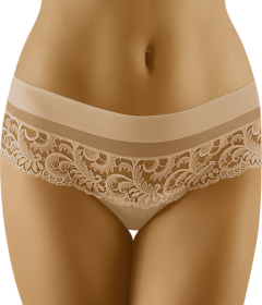 Wolbar CANTATA мереживні труси бразиліана бежевий