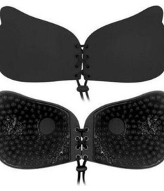 Show Bra FREEBRA Силиконовый бюстгальтер на завязках черный