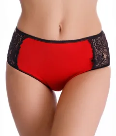 Oro Sophia трусы макси женские красный