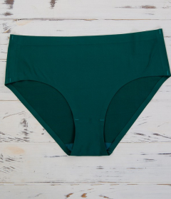Julimex SIMPLE Бесшовные женские трусы зеленый