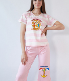 Vienetta Secret VS 21 Піжама футболка/бриджі рожевий