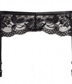 Oro 402 пояс для чулок черный