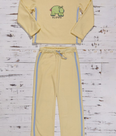 Muzzy M 01 Пижама женская с штанами желтый