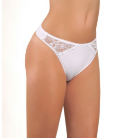 Oro Bella трусы стринг хлопок белый