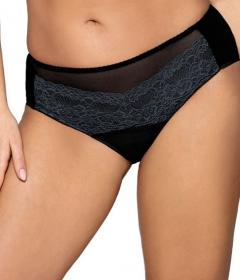 Vena VF-419 трусы слип с кружевом графитовый