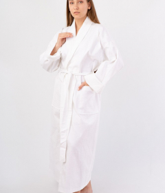 Vienetta Secret VS 035 Вафельный женский халат белый