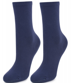 Marilyn FORTE 58 Женские хлопковые носки темно-синий