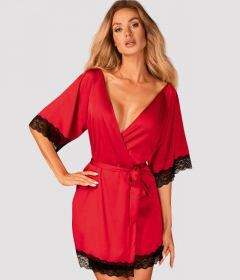 Obsessive Sensuelia пеньюар халат красный