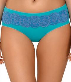 Kinga FLOWERS P 566/2 Трусы женские бирюзовый
