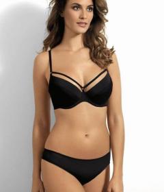 Kinga NATI I PU 450 Бюстгальтер черный