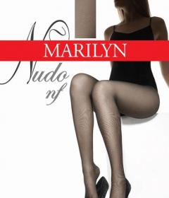 Marilyn NUDO NF 15 den Колготки жіночі класичні з відкритим носком чорний