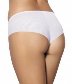 Kinga SABINE P 346/30 Трусы женские бразилиана с двойной сеткой белый