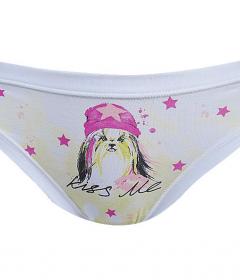 Трусы с принтом женские Sealine 2256D белый/желтый