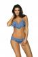 Marko M 469 MATYLDA Купальник с рюшами на бюстгальтере голубой (aries)