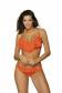 Marko M 469 MATYLDA Купальник с рюшами на бюстгальтере оранжевый (portlang)