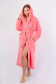 Vienetta Secret VS 033 Женский халат с капюшоном персиковый