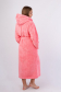Vienetta Secret VS 033 Женский халат с капюшоном персиковый