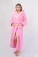 Женский халат с капюшоном Vienetta Secret VS 033 розовый