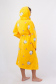 Vienetta Secret VS 033 Женский халат с капюшоном желтый/принт