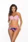 Marko M 558 AURELIA Купальник пуш ап розовый/цветы