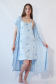 Vienetta Secret VS 045 Комплект халат и сорочка голубой