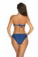 Marko M 589 LILLIAN роздільний купальник бандо синій/темно-синій/принт