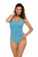 Marko M 543 GABRIELLE Слитный купальник на одно плечо голубой
