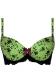 Kinga SI PU 207 Бюстгальтер салатовый/цветы