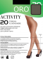 Oro Activity 20 den підтримуючі колготки димчастий (Fumo)