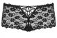 Obsessive Letica кружевные трусы шорты черный