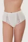 Oro Evelina высокие трусики хлопок молочный