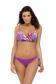 Marko M 521 KIMBERLY Купальник с пуш ап фиолетовый/цветы (shock purple)