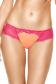 Kinga CANDICE S 731/3 Трусики стринг кружевные ярко-розовый