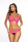 Купальник с большим пуш ап Marko M 622 RAFAELA ярко-розовый