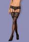 Женские чулки Obsessive Letica черный