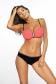 Marko M 623 LYNDA Купальник пуш ап коралловый/черный