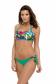 Marko M 536 SHAKIRA Купальник бандо зеленый/цветы