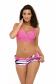 Marko M 544 ANGELINA Купальник тройка розовый