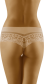 Wolbar CANTATA кружевные трусы бразилиана бежевый