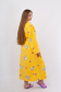 Vienetta Secret VS 031 Домашний теплый халат желтый/принт