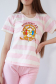 Vienetta Secret VS 21 Пижама футболка/бриджи розовый