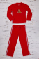 Muzzy M 01 Пижама женская с штанами красный