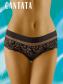 Wolbar CANTATA кружевные трусы бразилиана черный