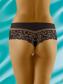 Wolbar CANTATA кружевные трусы бразилиана черный
