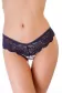 Oro Emma трусы стринги женские синий/цветы